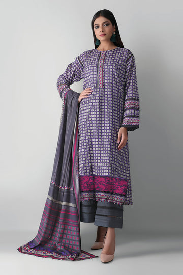 B21326 Grey Khaadi Autumn Collection 2021